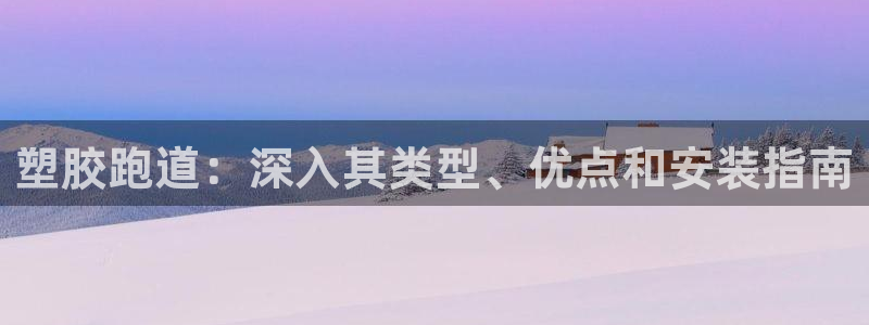44814红足：塑胶跑道：深入其类型、优点和安装指南