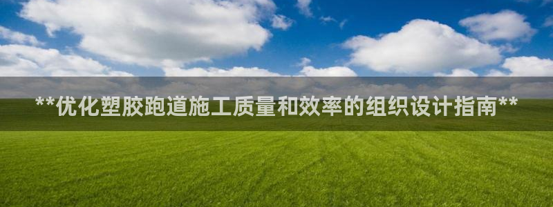 红足 世足球手机网：**优化塑胶跑道施工质量和效率的组织设计指南**