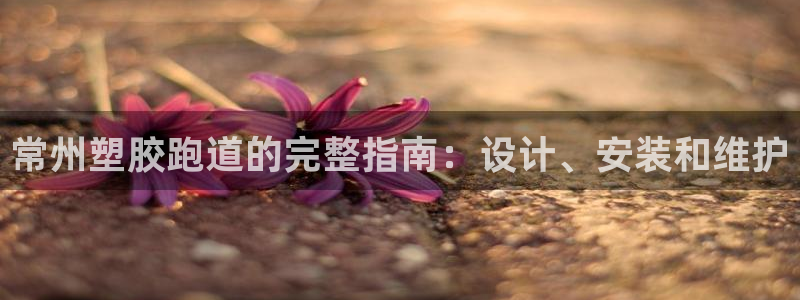 66814红足一66814世：常州塑胶跑道的完整指南：设计、安装和维护