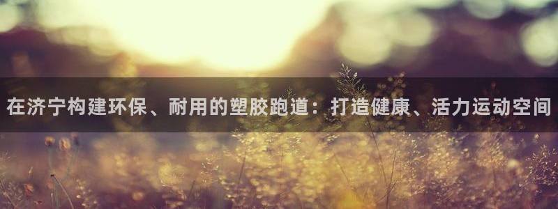 333814红·足一世比分：在济宁构建环保、耐用的塑胶跑道：打造健康、活力运动空间