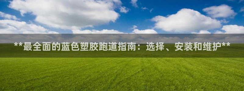 百度红足一1是为什么：**最全面的蓝色塑胶跑道指南：选择、安装和维护**