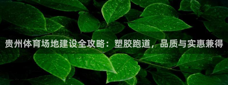 红足1一世足球手机：贵州体育场地建设全攻略：塑胶跑道，品质与实惠兼得
