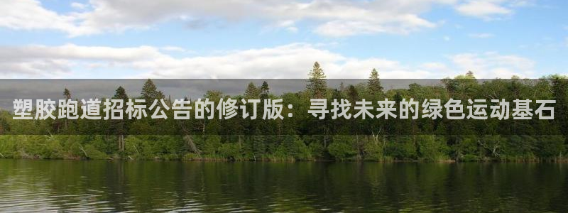 44814红足：塑胶跑道招标公告的修订版：寻找未来的绿色运动基石