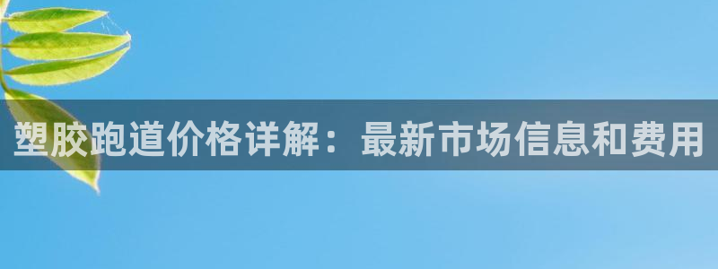 红足一1世比分网：塑胶跑道价格详解：最新市场信息和费用